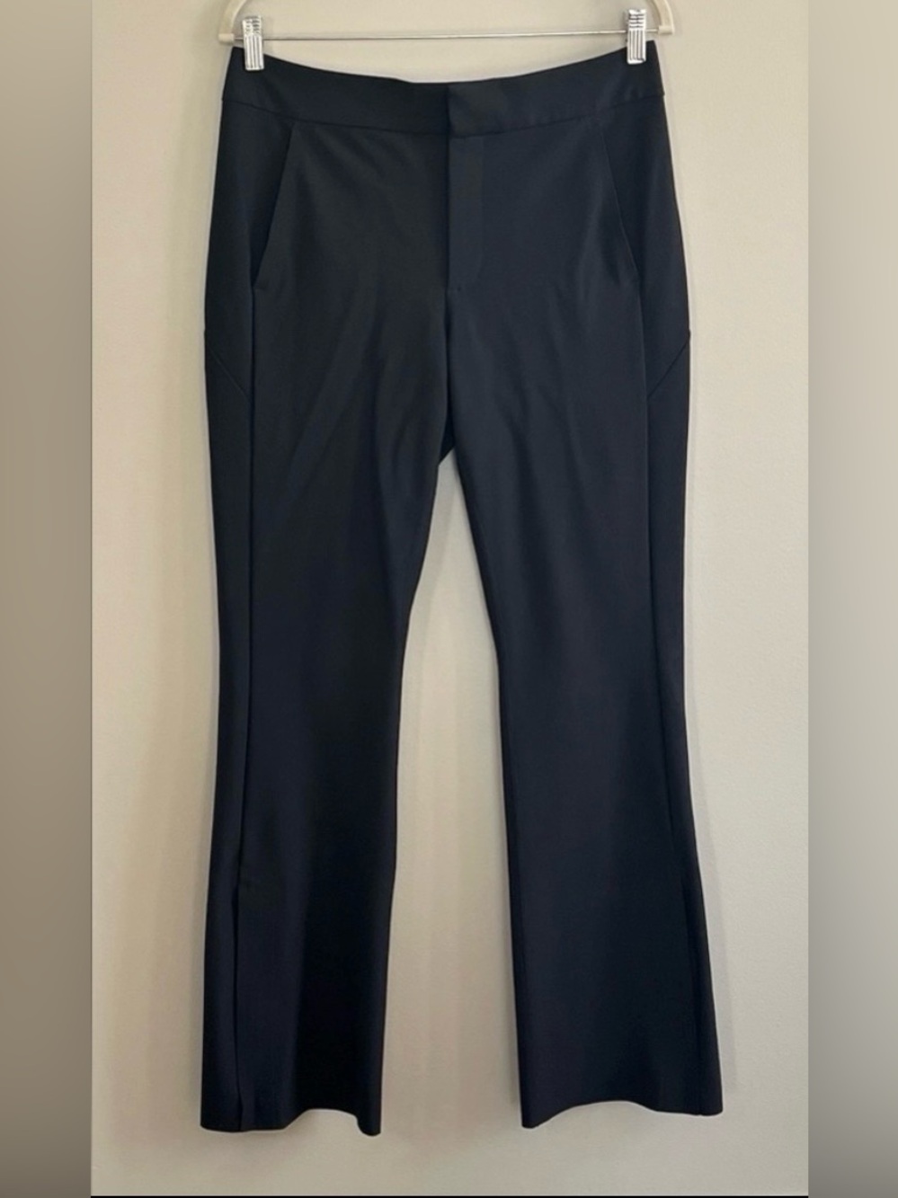 Athleta Stellar Flare 10 1/2” rise Trousers black size 12